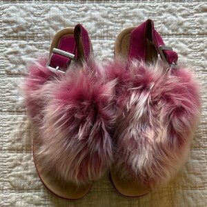 UGG Fuzzy Pink Women's Sandals